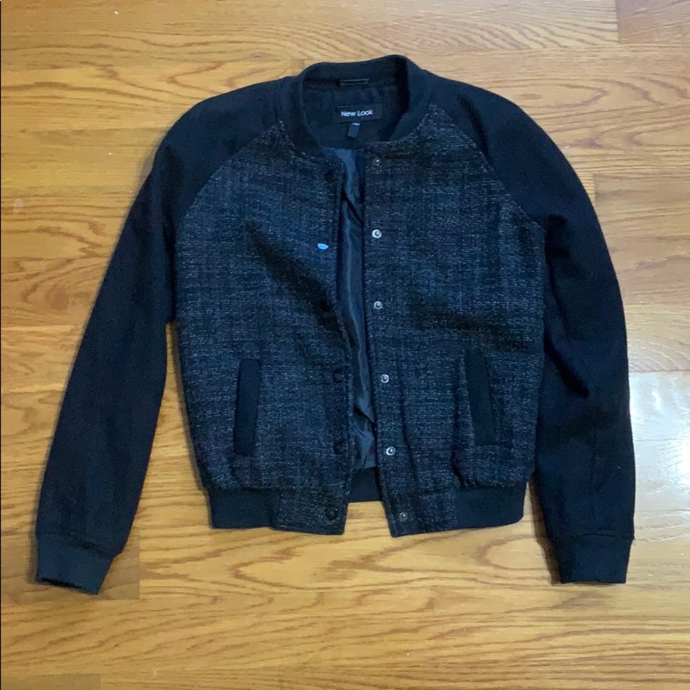 Tweed Bomber Jacket - image 1